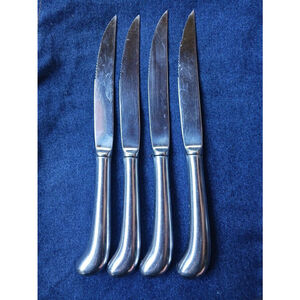 SET 4 STEAK KNIVES! Vintage CAPCO stainless: PISTOL GRIP handles: LOVELY